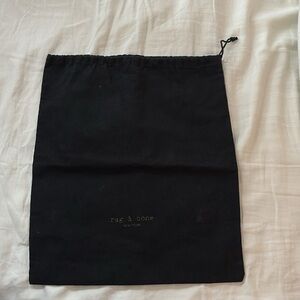 Rag and Bone Black Dust bag